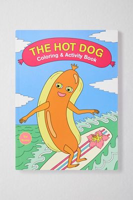 Libro da Colorare e Attività Hot Dog Di Val Brains