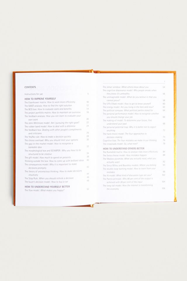 The Decision Book:  50 Models For Strategic Thinking par Mikael Krogerus, Roman Tschäppeler, Philip Earnhart & Jenny Piening #2