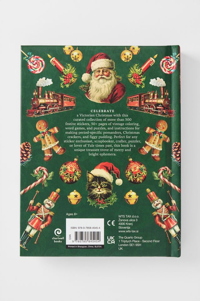 Vintage Victorian Christmas Sticker, Color & Activity Book: Over 500 Unique Stickers #3