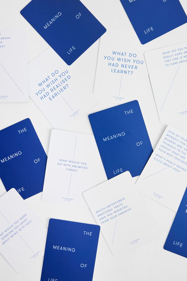 The Meaning of Life Cards #1