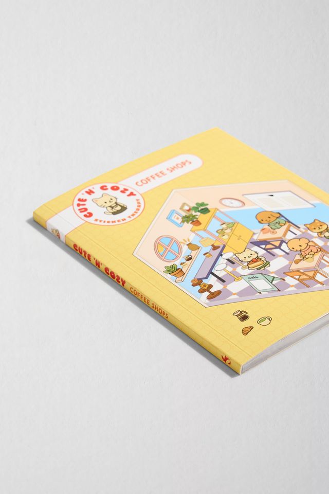 Livre d'autocollants Cute N Cozy Coffee Shops #2