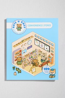 Livre d'autocollants Cute N Cozy Convenience Stores