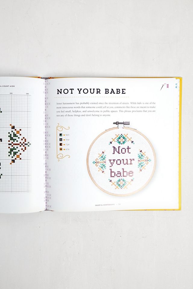 Feminist Cross-Stitch By Stephanie Rohr #1
