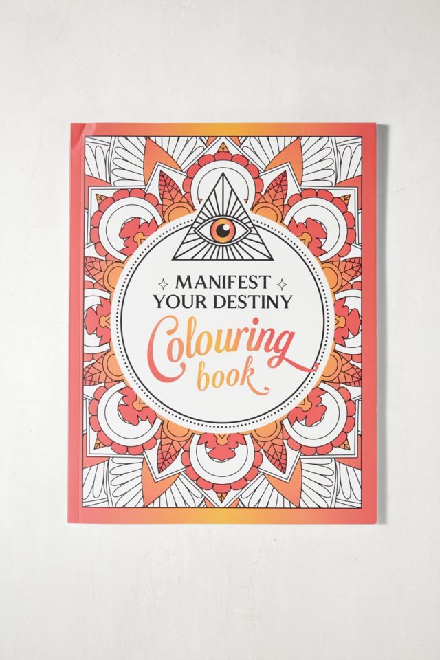 Manifest Your Destiny Colouring Book Urban Outfitters UK