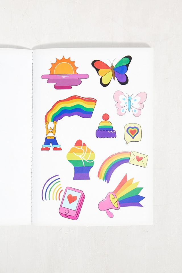 Libro de pegatinas del orgullo LGBTQIA + por Ollie Mann #1