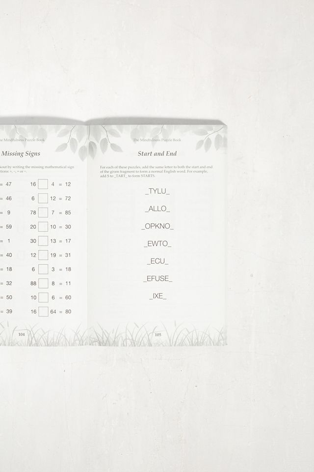 Le livre de casse-tête de pleine conscience par le Dr Gareth Moore #1