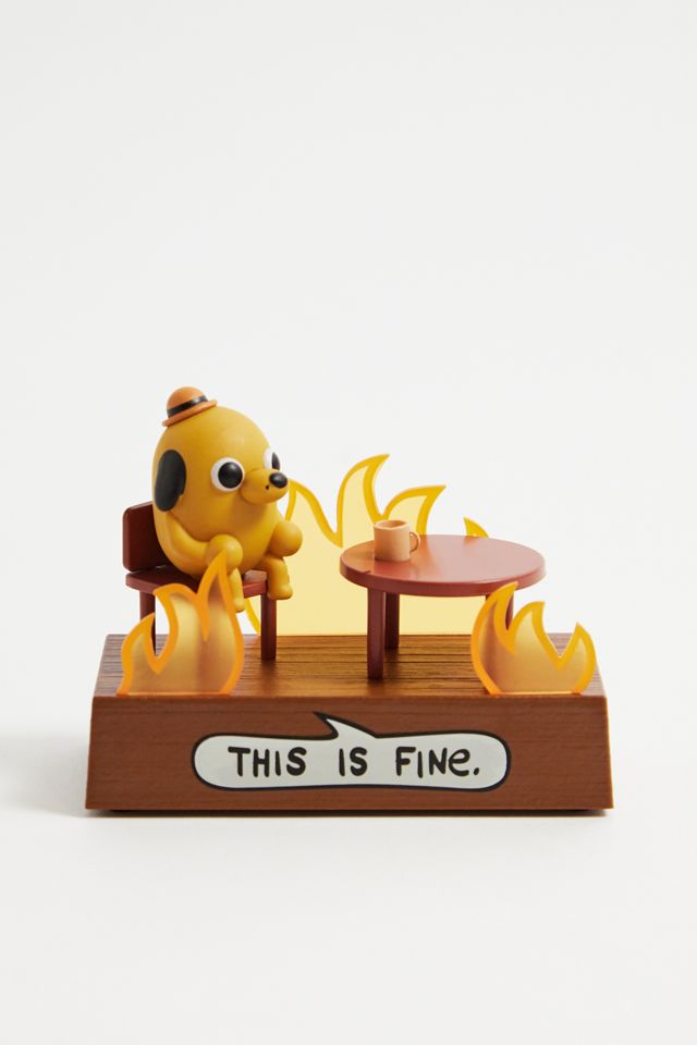 This Is Fine Talking Figurine #3