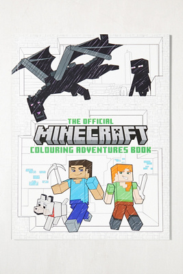The Official Minecraft Colouring Adventures Book | Urban Outfitters UK