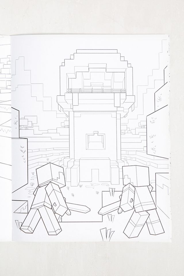 The Official Minecraft Colouring Adventures Book #1