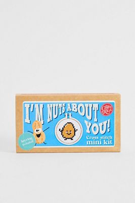Kit de Punto de Cruz en Miniatura I'm Nuts About You