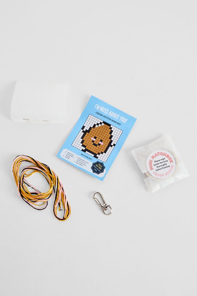 I'm Nuts About You Mini Matchbox Cross Stitch Kit #1