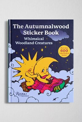 Le livre d'autocollants Autumnalwood : Créatures des bois fantaisistes