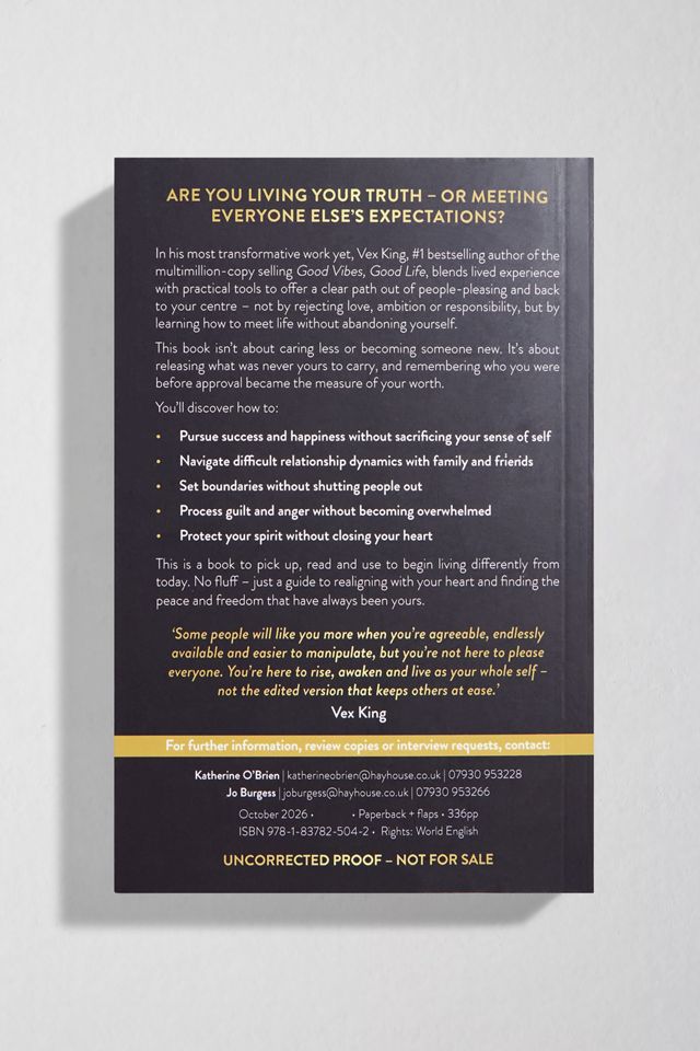 "You Can't Please Everyone: Reclaim Your Power in a World Obsessed with Approval" Von Vex King #3