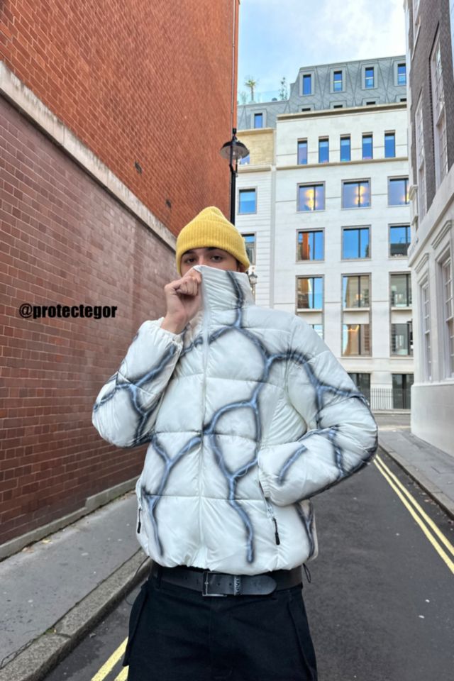 Travis Spinks x iets frans... White Ripstop Nylon Puffer Jacket | Urban ...