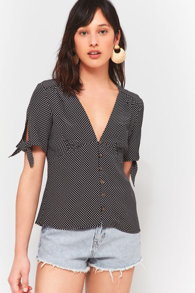Pins & Needles Sally Sue Polka Dot Top #4