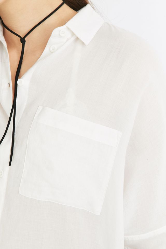 Urban Outfitters Slouchy Lightweight Button-Down Top #2