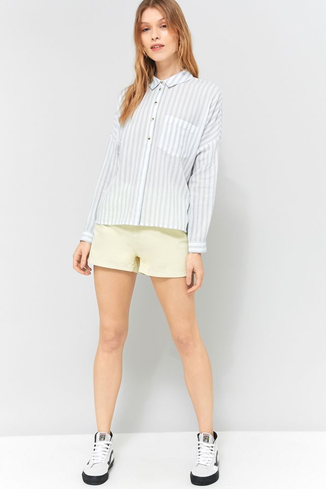 Urban Outfitters Striped Twill Button-Down Shirt #4