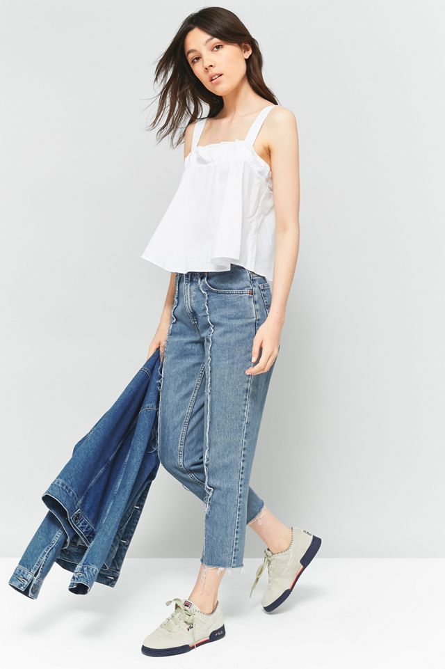 Urban Outfitters Poplin Ruffle Neck Cami #4