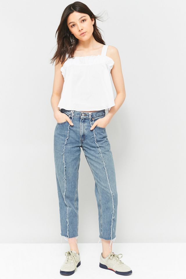 Urban Outfitters Poplin Ruffle Neck Cami #5