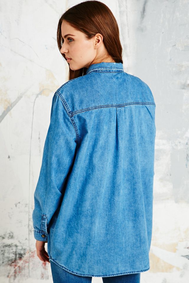 BDG Denim Shirt in Blue #1