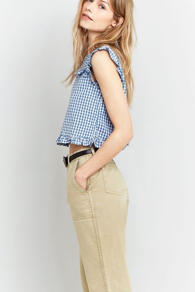 Urban Outfitters Frill Gingham Top #2