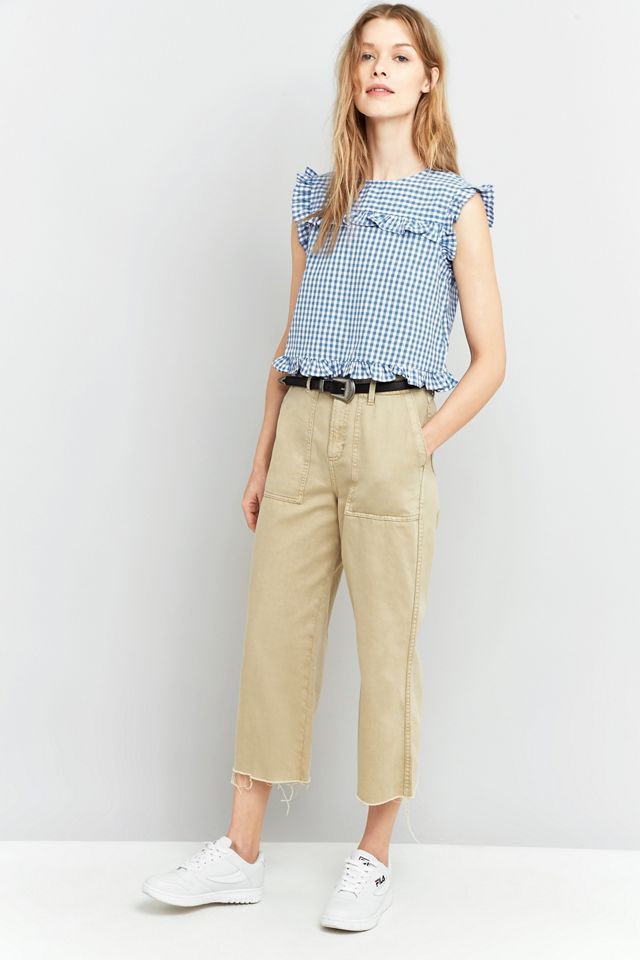 Urban Outfitters Frill Gingham Top #4