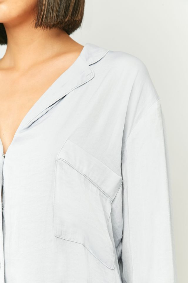 Silence + Noise Beckett Camicia Nera Button-Down #2