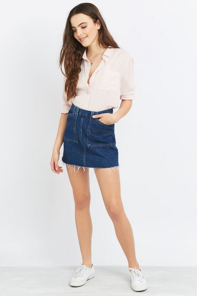BDG - Chemise ample boutonnée à chevrons #4