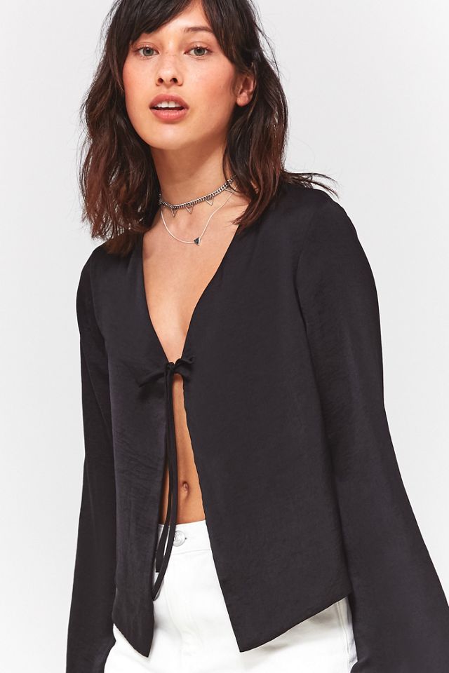 Pins & Needles Tie-Front Top #2