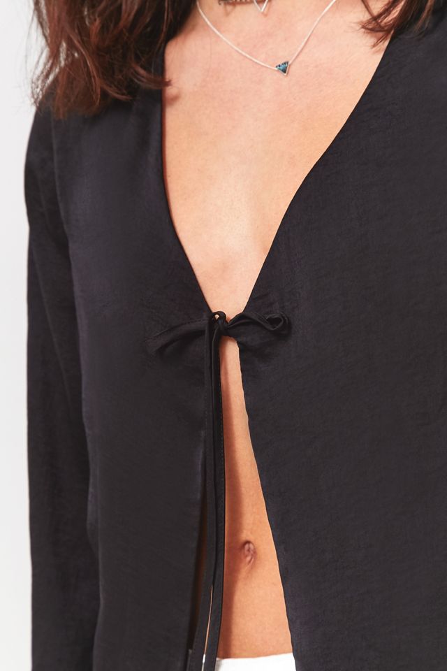 Pins & Needles Tie-Front Top #4