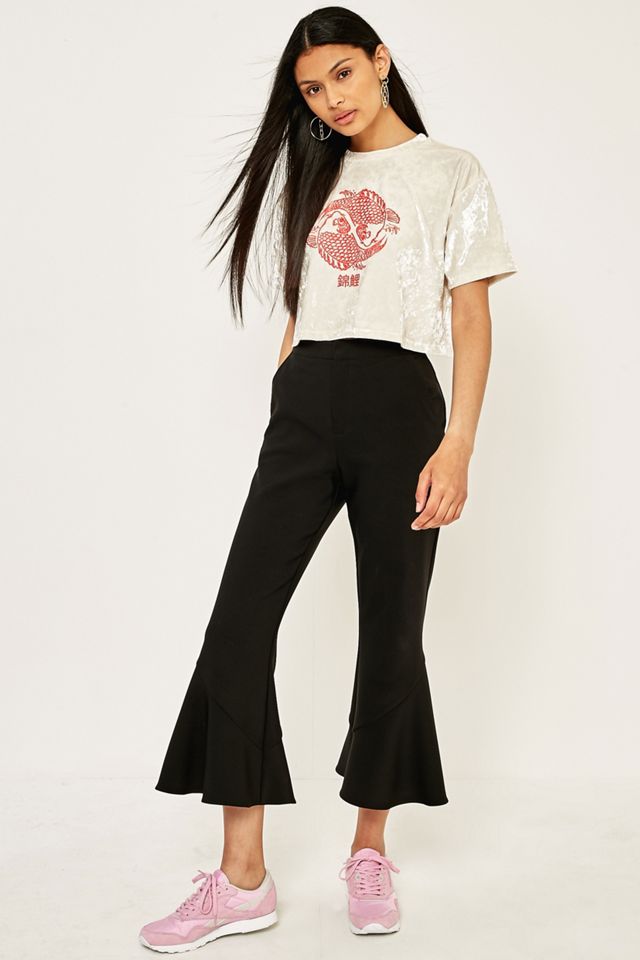 Urban Outfitters - T-shirt imprimé en velours écrasé #4