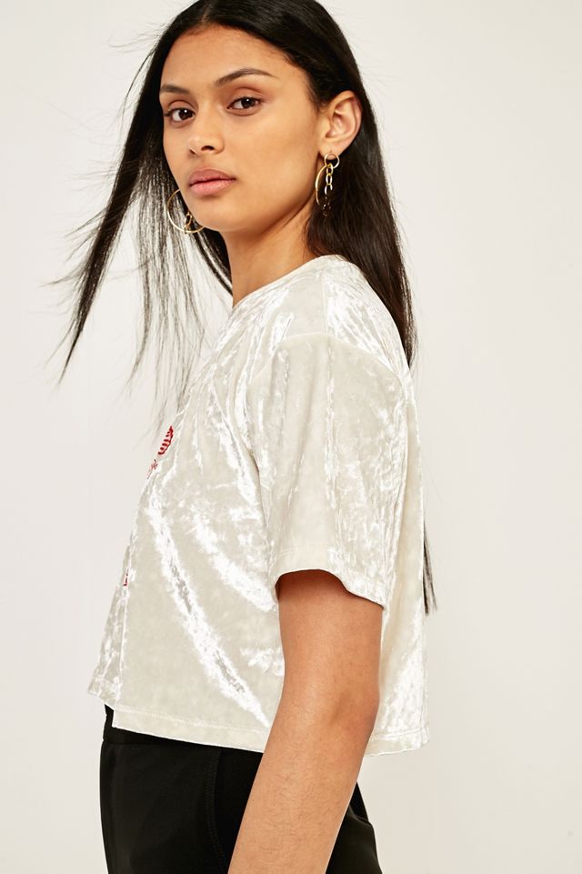 Urban Outfitters - T-shirt imprimé en velours écrasé #5