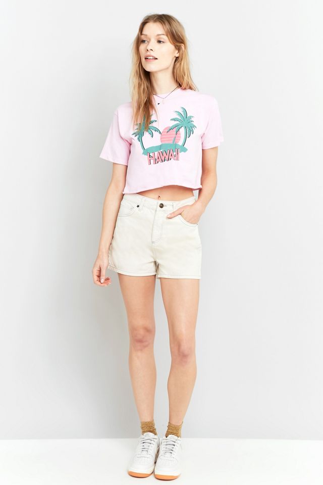 BDG - T-shirt court Hawaii avec palmiers #1