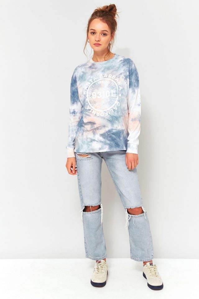 BDG – Longsleeve „Santa Barbara“ in Batikoptik #1