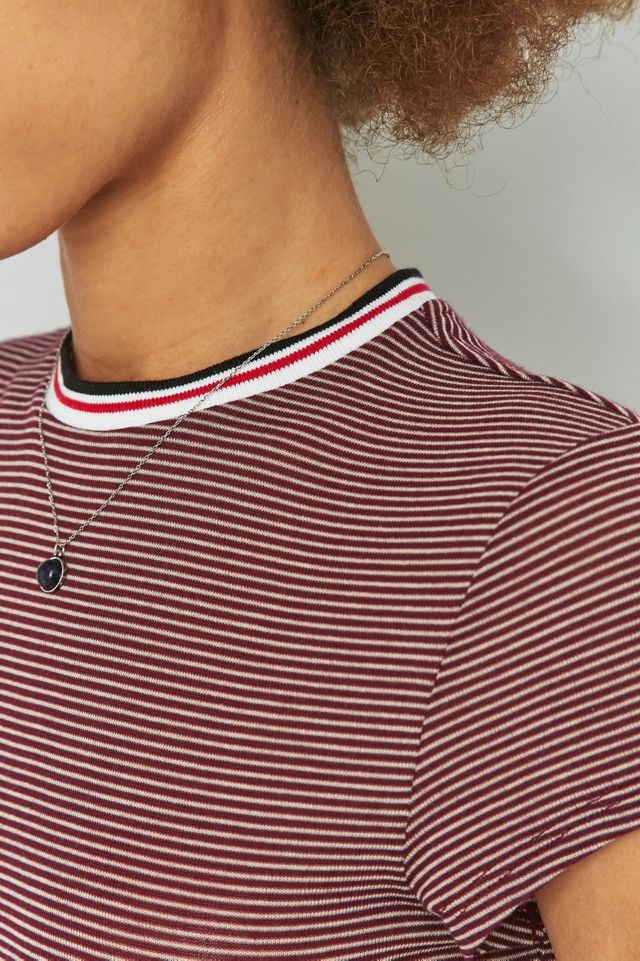 Urban Outfitters Tipped Red Striped T-shirt #5