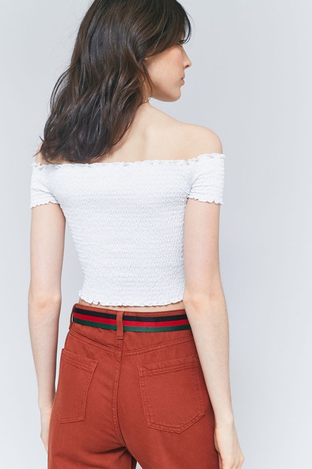 Spilli & Aghi Bardot Off-The-Shoulder Top #3