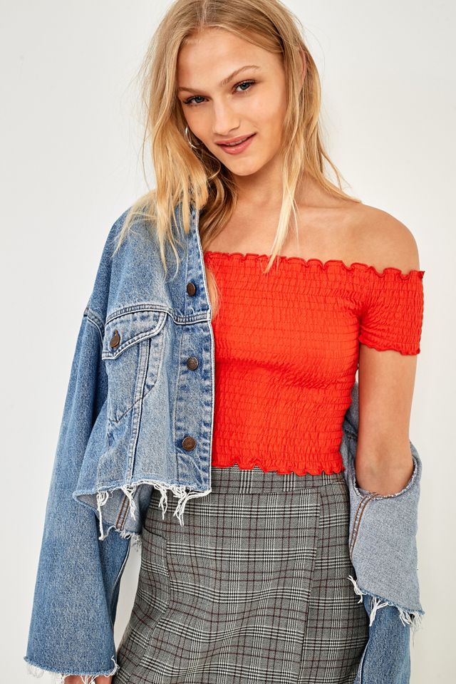 Pins & Needles Bardot Off-The-Shoulder Top #1