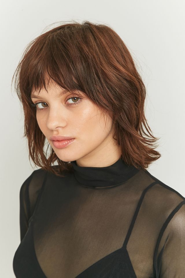Light Before Dark Mesh Long Sleeve Black Turtleneck Top #1