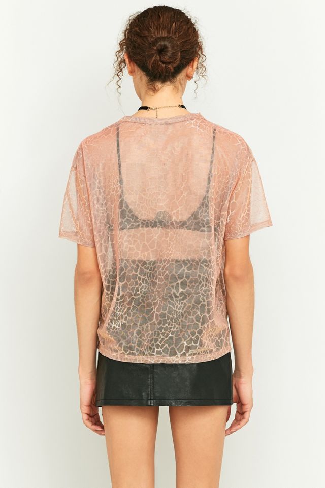 T-shirt liquida Sparkle & Fade Animal Print #2