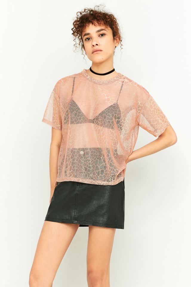T-shirt liquida Sparkle & Fade Animal Print #3