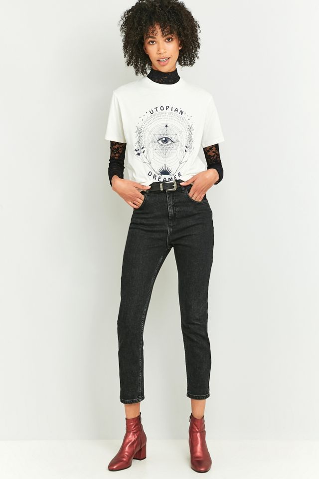 Pins & Needles Black Lace Turtleneck Top #4