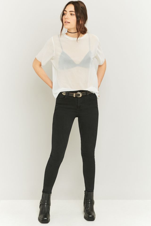 Light Before Dark Oversized Mesh T-shirt #4