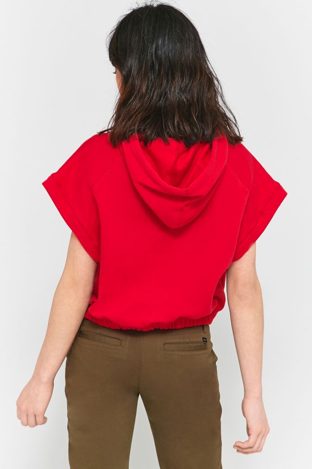 BDG '80s Cropped Short Sleeve Hoodie #3