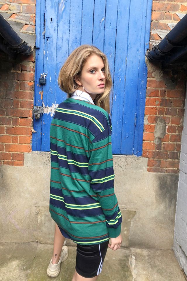 iets frans... Striped Long-Sleeve Rugby Top | Urban Outfitters UK