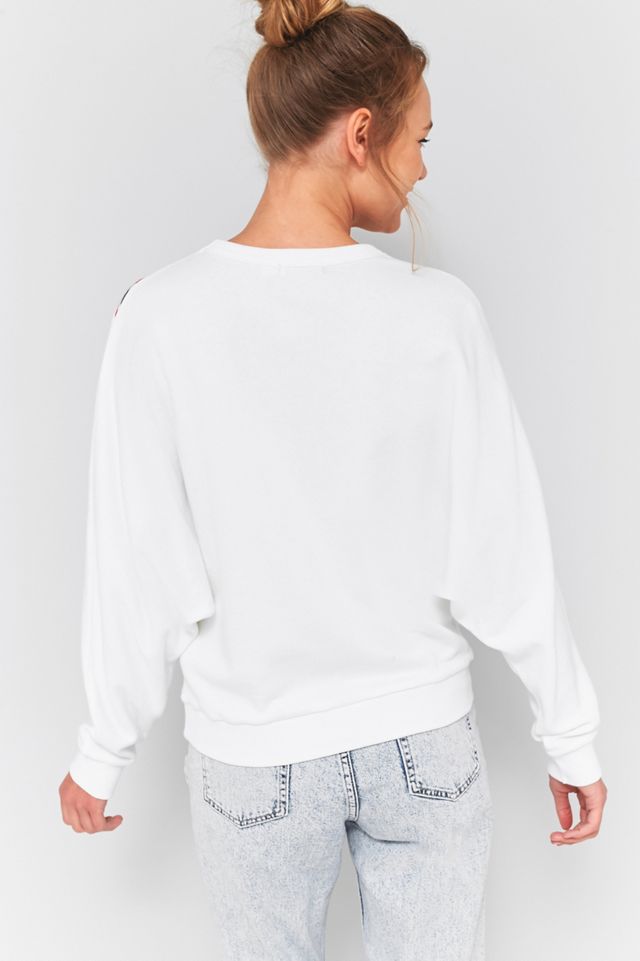 BDG V-Stripe Black Batwing Sweatshirt #3