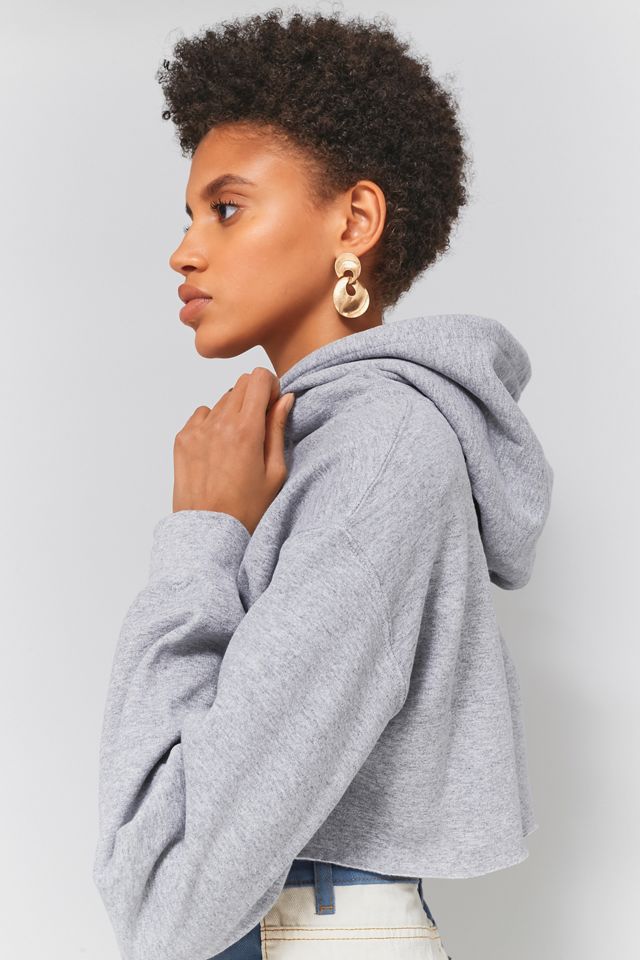 BDG Super Cropped Long Sleeve Hoodie #1