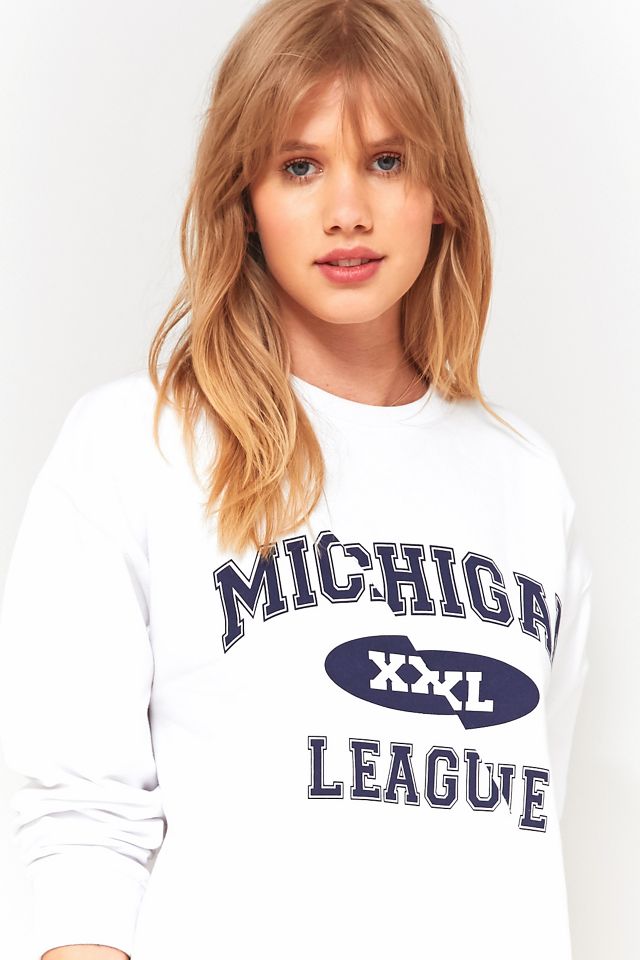 BDG Michigan Splice Sweatshirt #5
