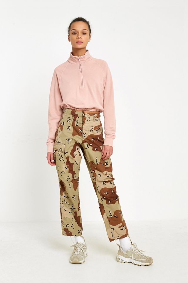 BDG Jersey Elastic Waist Cropped Track Jumper #1