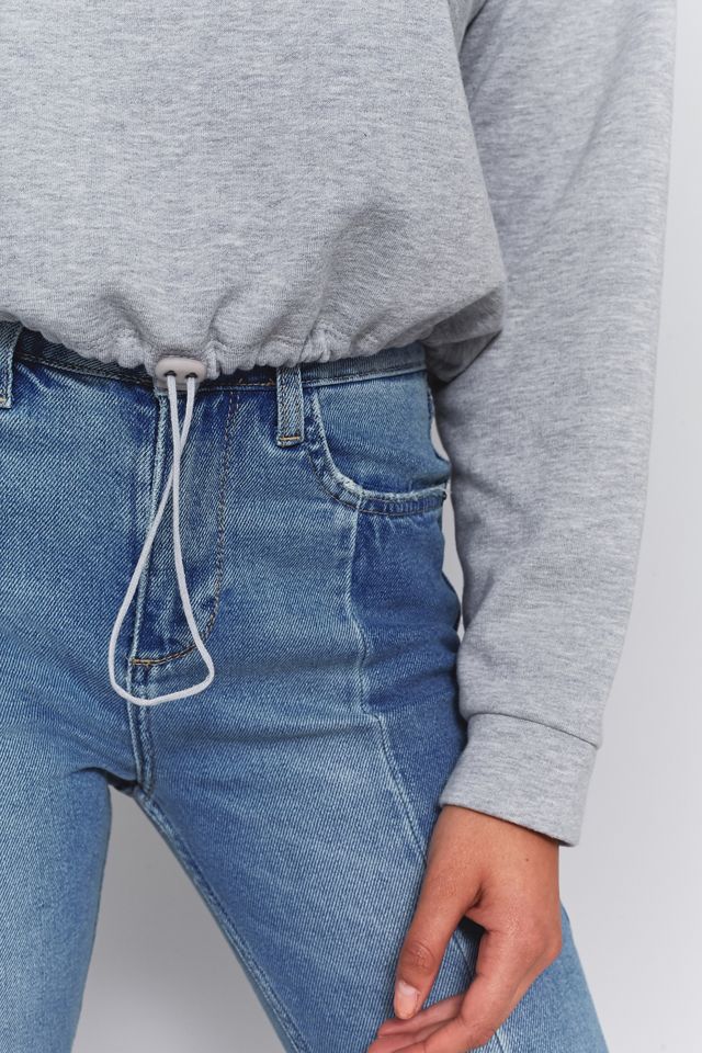 BDG Toggle Hem Cropped Sweatshirt #2