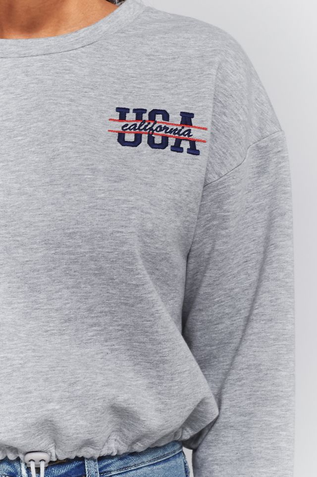 BDG Toggle Hem Cropped Sweatshirt #3